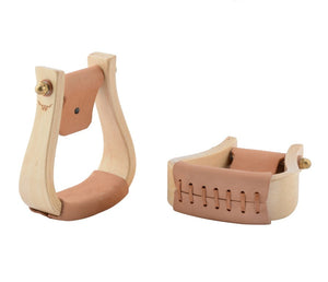 Wooden Visalia Stirrups