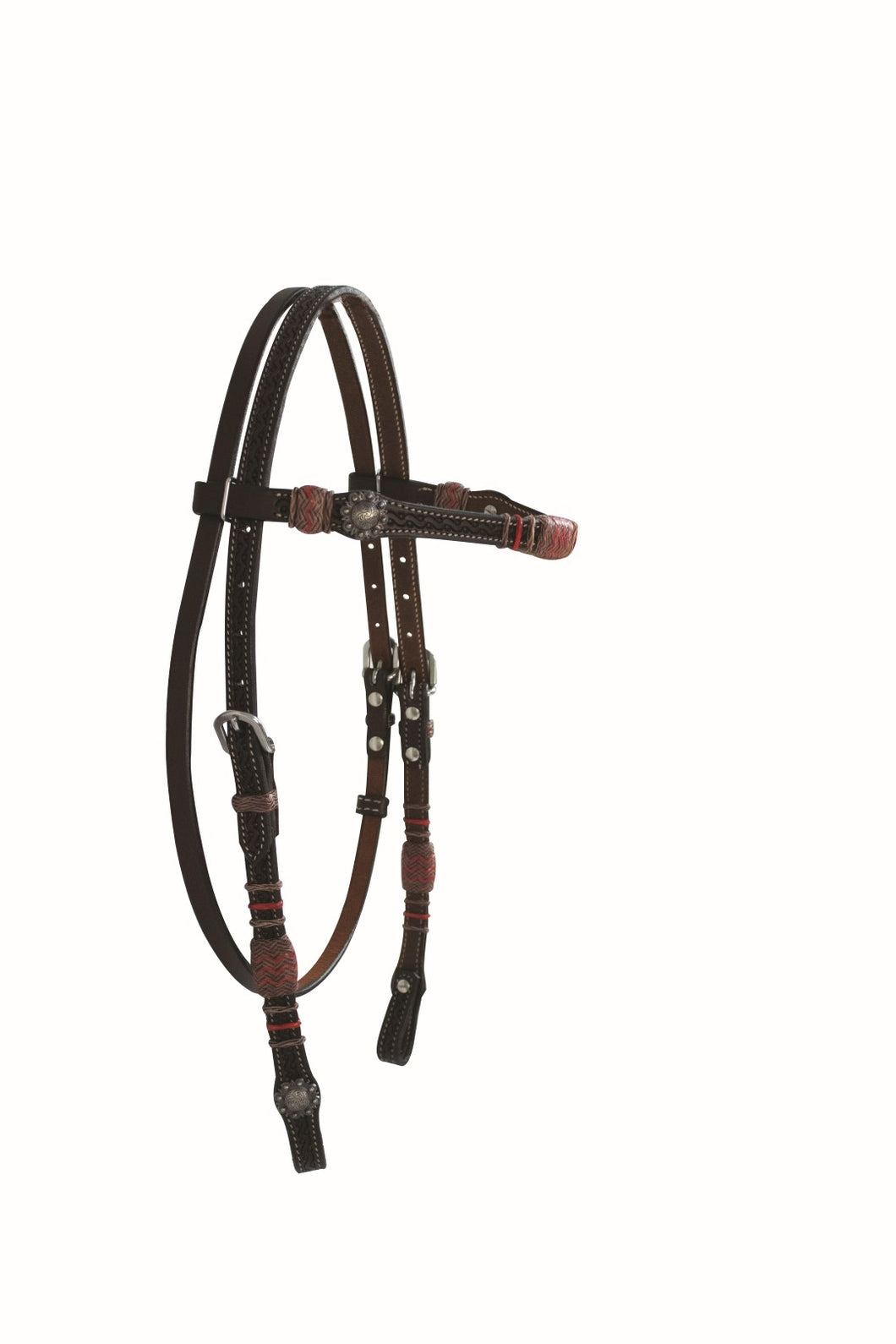 Western Rawhide By Jim Taylor Performance Chevron Series Browband Headstall